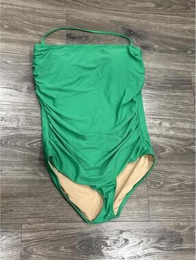 J.Crew Green One-Piece Swimsuit XXL